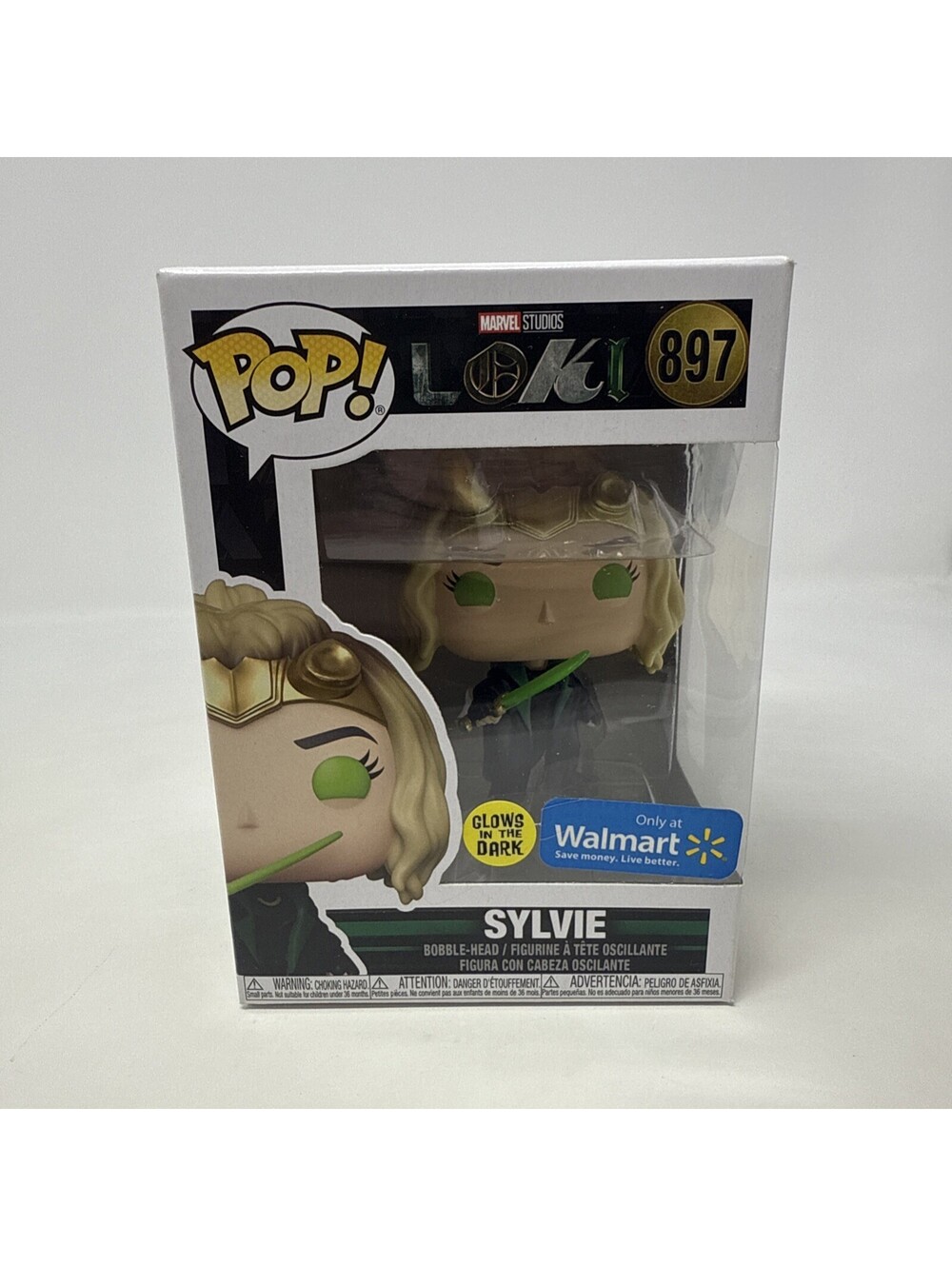 Funko Pop! Marvel Sylvie Glow in the Dark Walmart Exclusive #897